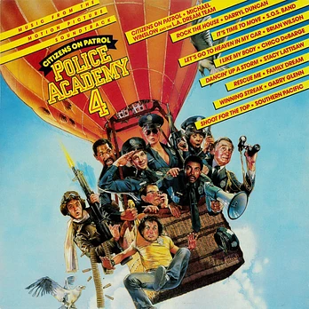 Carátula de la banda de sonido de Loca academia de policía 4
