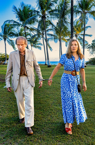 Michel Houellebecq y Blanche Gardin en En la Piel de Blanche Houellebecq