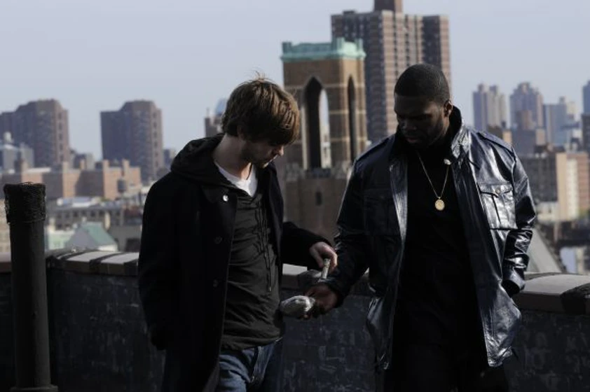 50 Cent y Chace Crawford en twelve-2010