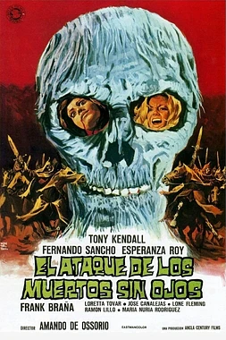 poster of movie El Ataque de los muertos sin ojos
