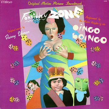 Carátula de la banda de sonido de Forbidden Zone