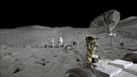 still of movie Magnificent Desolation: Walking on the Moon 3D
