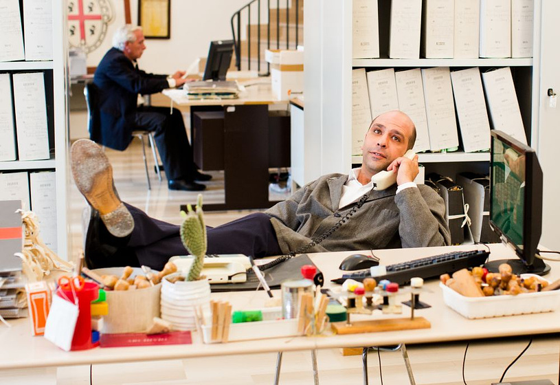 Checco Zalone en Un Italiano en Noruega