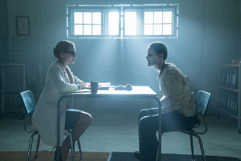Jared Leto y Margot Robbie en escuadron-suicida