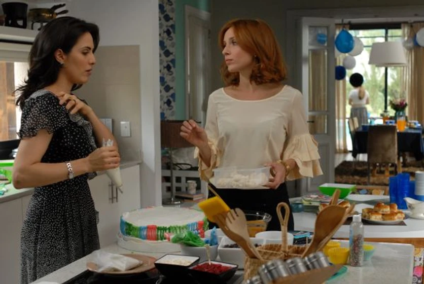 Julieta Díaz y Carla Peterson en dos-mas-dos