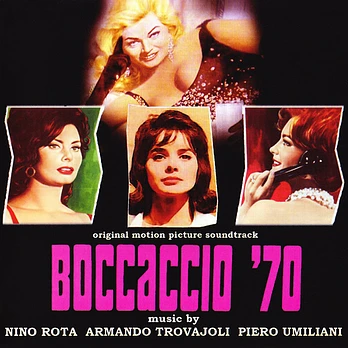 Carátula de la banda de sonido de Boccaccio '70