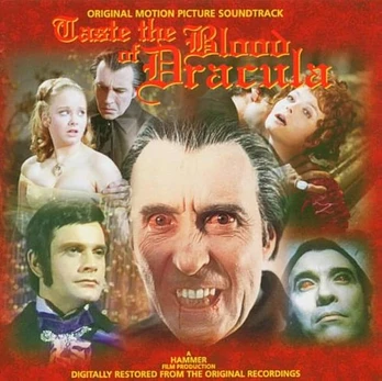 Carátula de la banda de sonido de El Poder de la Sangre de Drácula