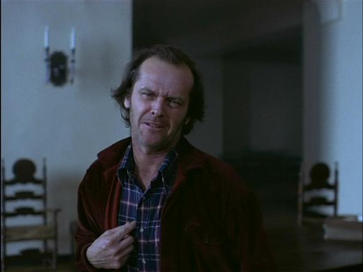 Jack Nicholson en El Resplandor