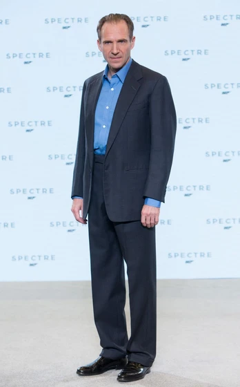 Ralph Fiennes en Spectre (Presentación en Londres. Diciembre 2014)
