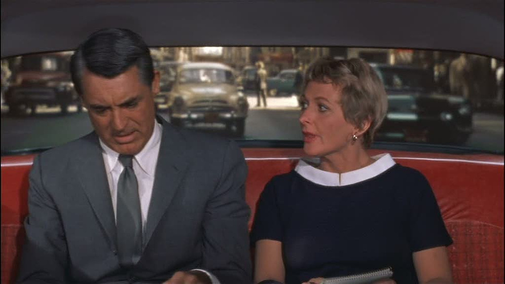 Cary Grant en Con la muerte en los talones