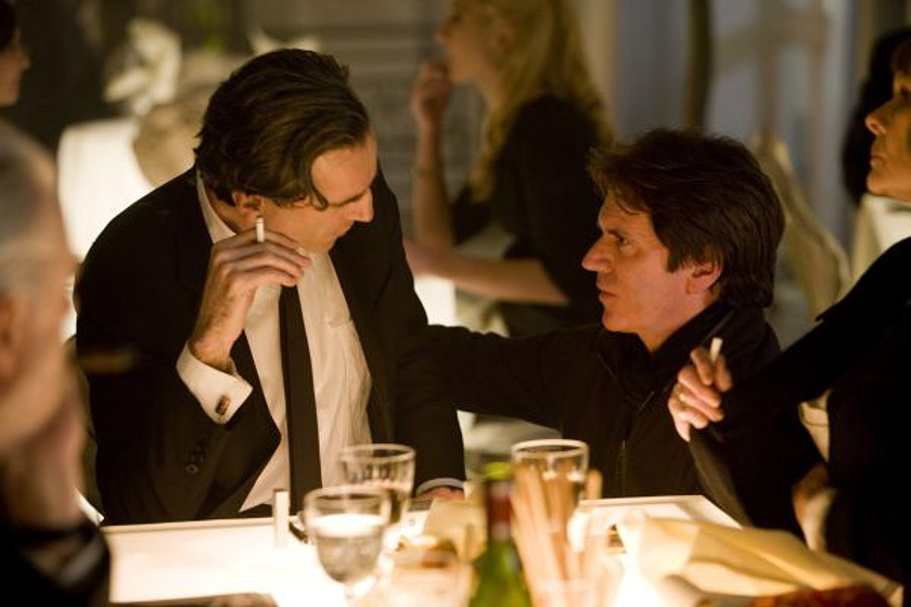 Rob Marshall y Daniel Day-Lewis en Nine