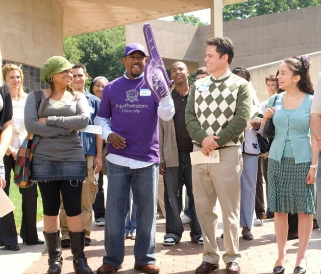 Martin Lawrence y Raven-Symone en loco-viaje-al-campus