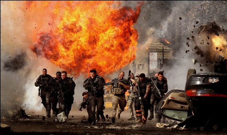Tyrese Gibson y Josh Duhamel en Transformers: El lado oscuro de la Luna