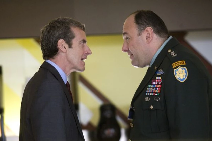 James Gandolfini y Peter Capaldi en in-the-loop