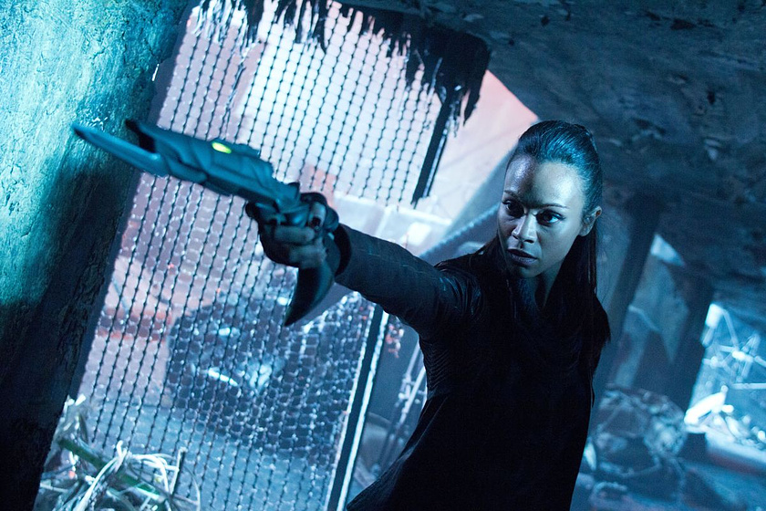 Zoe Saldana en Star Trek. En la oscuridad