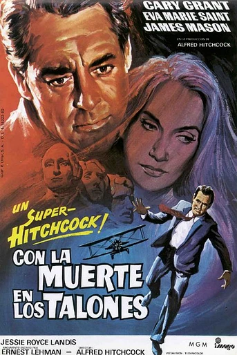 Poster de Con la muerte en los talones