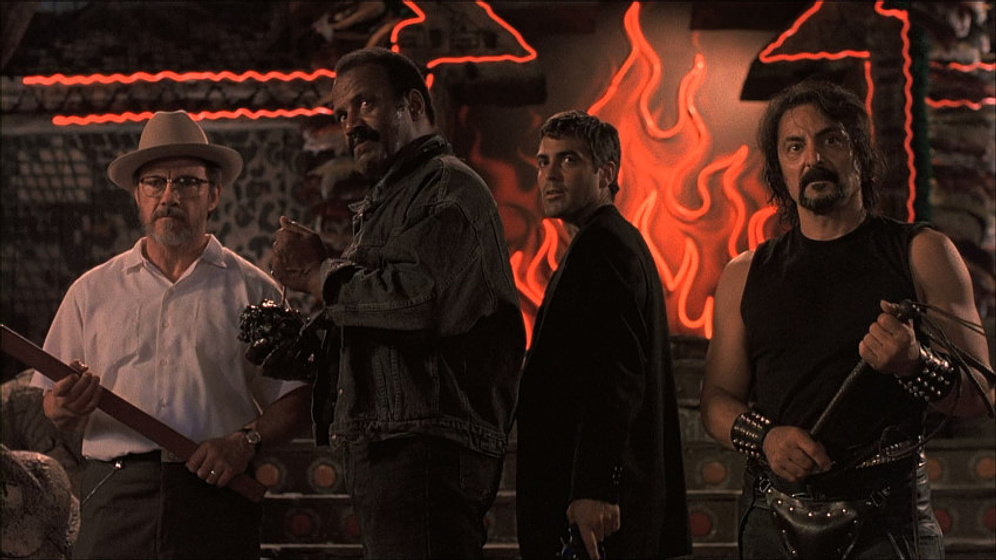 Harvey Keitel, George Clooney y Tom Savini en Abierto Hasta el Amanecer