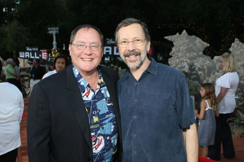 John Lasseter y Ed Catmull en WALL·E: Batallón de Limpieza (Premiere en Los Angeles (Junio 2008))