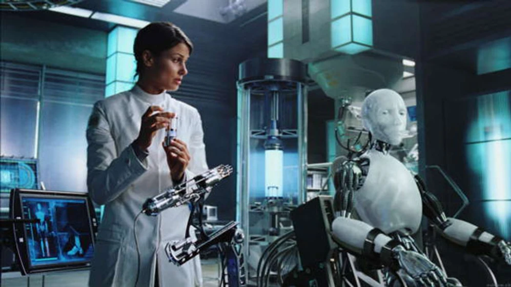 Bridget Moynahan en yo-robot
