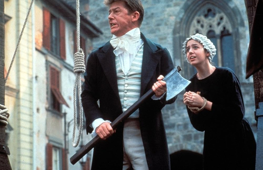 John Hurt y Catherine Corman en La Resurrección de Frankenstein