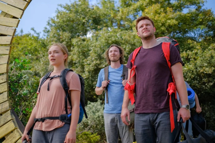 Jack Reynor, Florence Pugh y Vilhelm Blomgren en midsommar