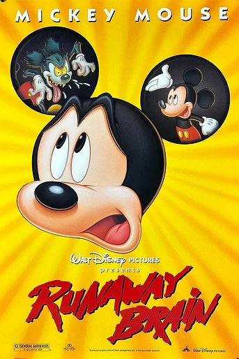 Poster de Mickey y su Cerebro en Apuros
