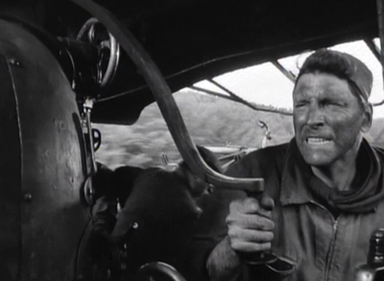 Burt Lancaster en el-tren
