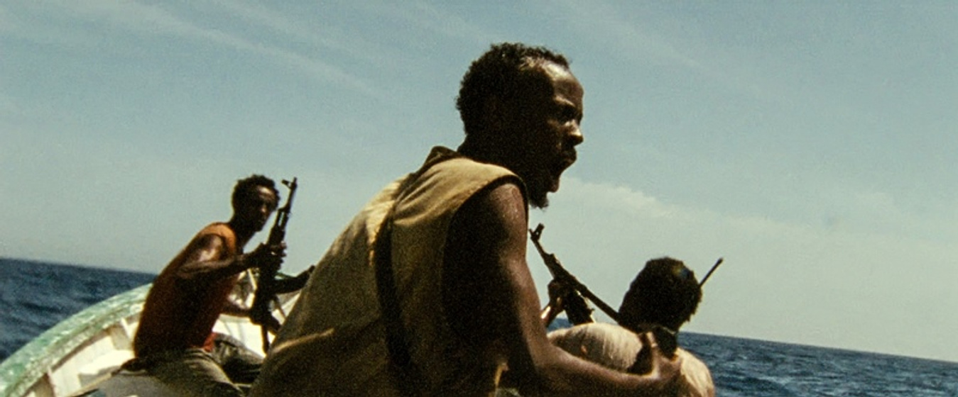 Barkhad Abdi, Barkhad Addirahman y Faysal Ahmed en Capitán Phillips