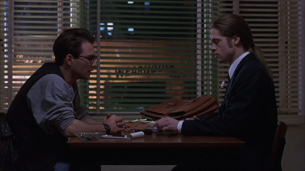 Brad Pitt y Christian Slater en Entrevista con el Vampiro