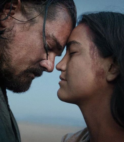 Leonardo DiCaprio y Grace Dove Syme en el-renacido-the-revenant