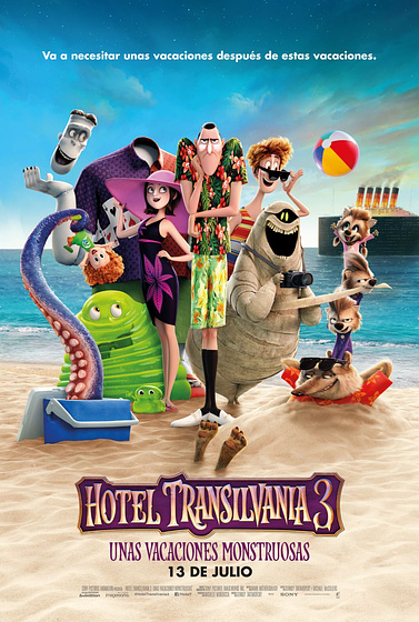 Imagen de Hotel Transilvania 3. Unas Vacaciones monstruosas (Cartel teaser español)