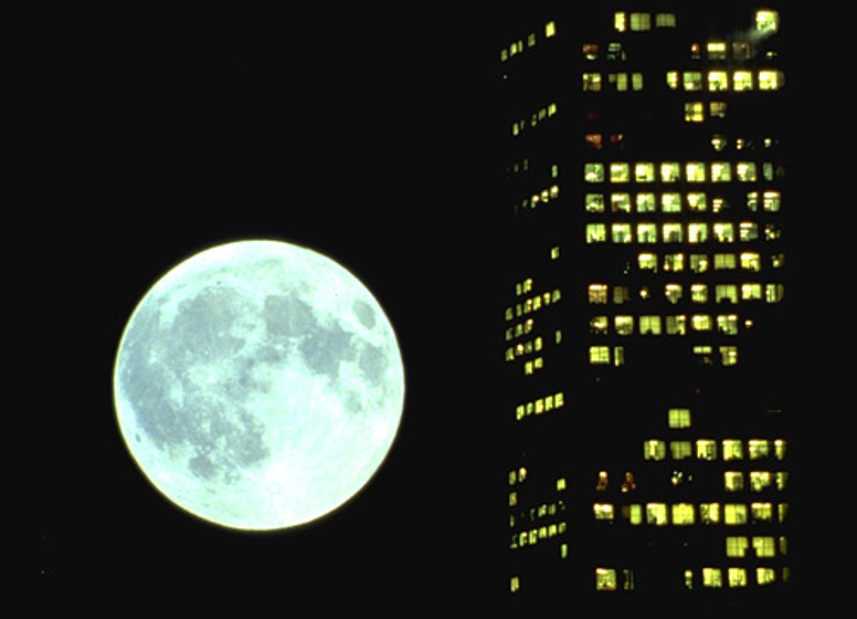 still of movie Koyaanisqatsi