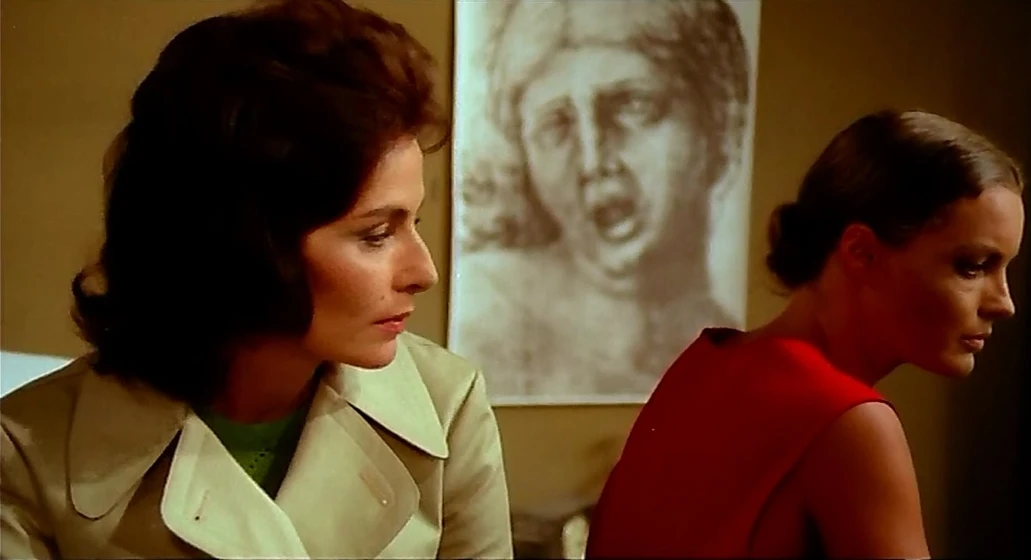 Marina Berti y Romy Schneider en la-califa