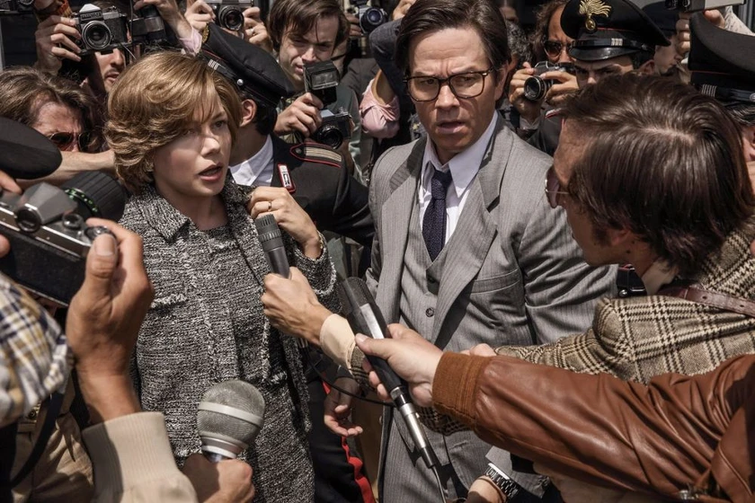 Mark Wahlberg y Michelle Williams en todo-el-dinero-del-mundo