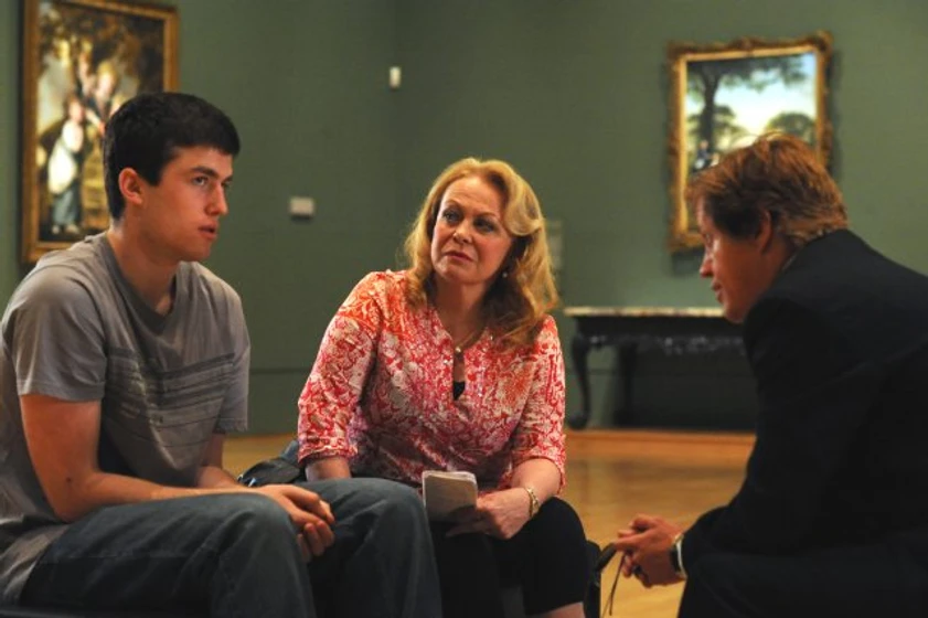 Dan Wyllie, Jacki Weaver y James Frecheville en animal-kingdom