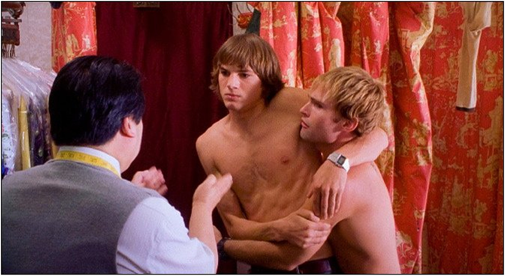 Ashton Kutcher y Seann William Scott en Colega, ¿Dónde está mi Coche?