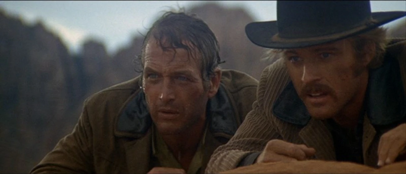 Robert Redford y Paul Newman en Dos Hombres y Un Destino