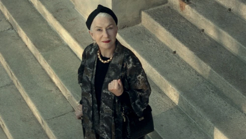 Helen Mirren en alas-blancas