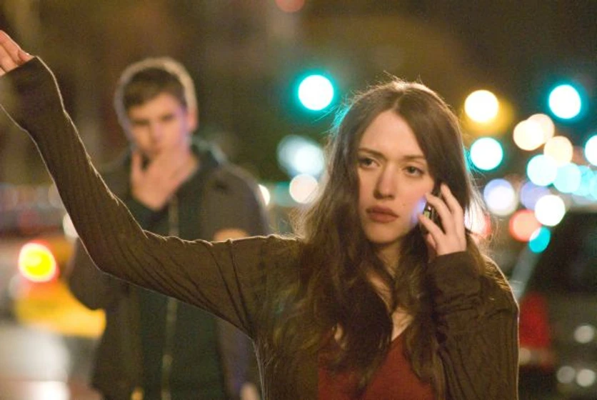 Kat Dennings y Michael Cera en nick-y-norah-una-noche-de-musica-y-amor