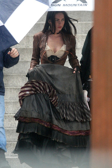 Megan Fox en Jonah Hex (Rodaje)