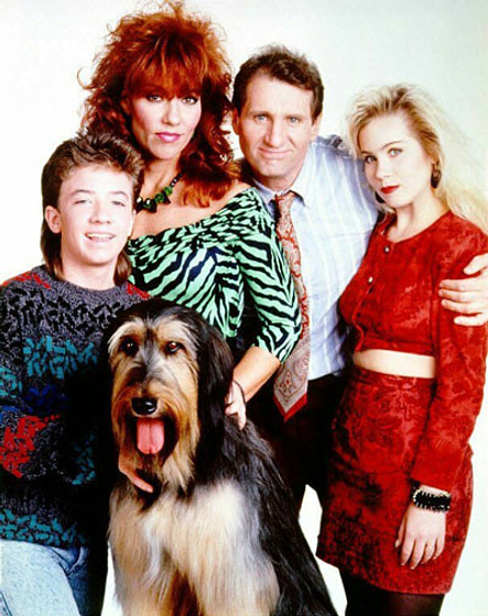 Christina Applegate, Ed O'Neill, Katey Sagal y David Faustino en Matrimonio con hijos