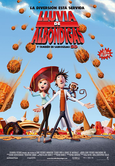 Imagen de Lluvia de Albóndigas (Cartel)