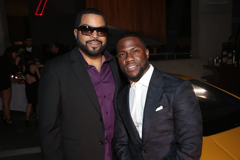 Ice Cube y Kevin Hart en Infiltrados en Miami (Premiere en Miami. Abril 2016)