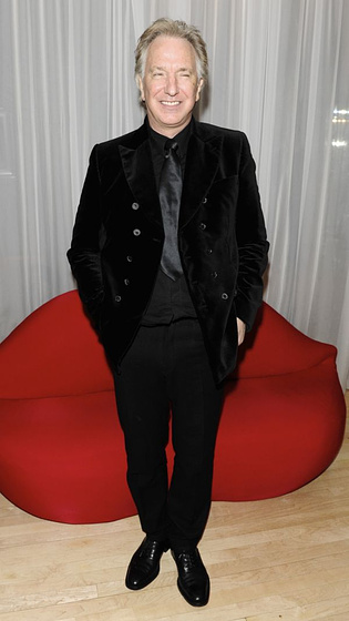 Alan Rickman en Alicia en el País de las Maravillas (Premiere en Londres. Febrero 2010)