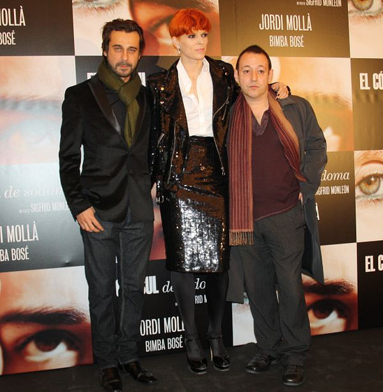 Jordi Mollà, Sigfrid Monleón y Bimba Bosé en El Cónsul de Sodoma (PREMIERE.MADRID.DIC09)