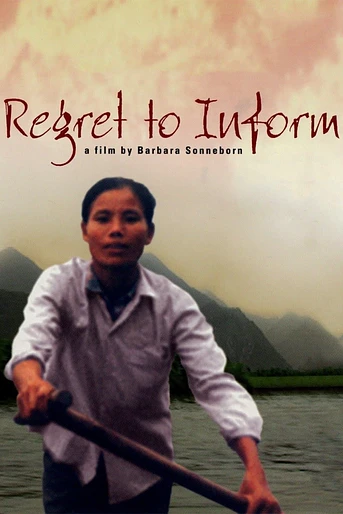 Poster de Regret to inform