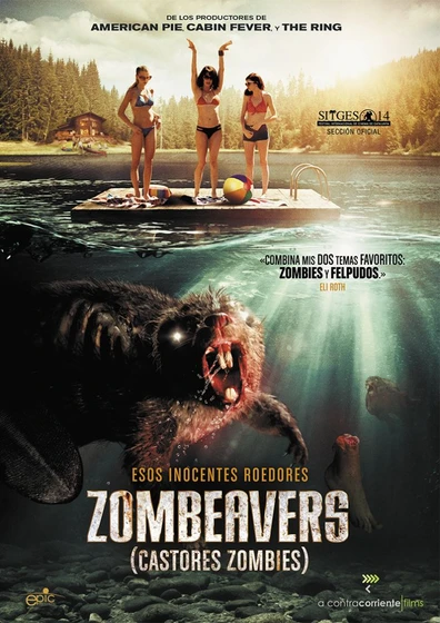 Imagen de zombeavers-castores-zombies (Cartel español)