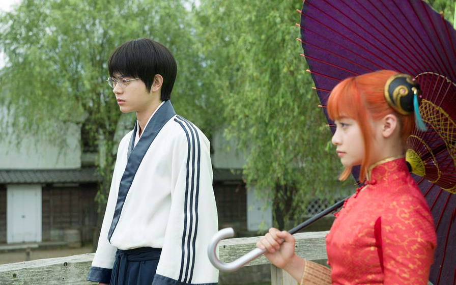 Yûya Yagira y Masami Nagasawa en Gintama