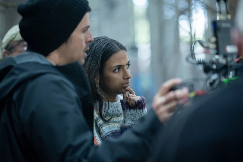 Ishana Shyamalan en vigilantes (Rodaje)