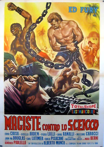 Poster de Maciste contra el jeque